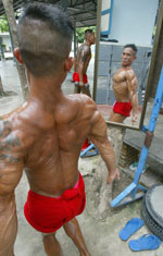 Thai bodybuilder