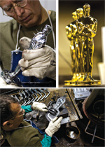 Anacleto Medina en la Elaboracion de un Oscar