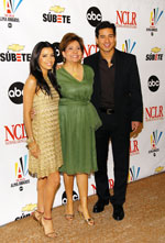 Eva Longoria, Janet Murguia y Mario Lopez