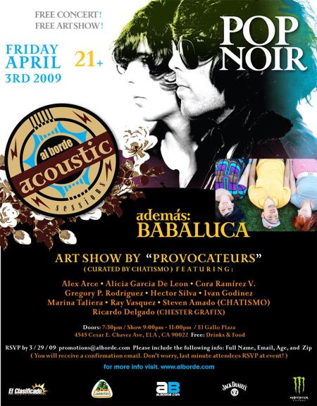 Pop Noir & Babaluca pop noir, babaluca, rock en espanol