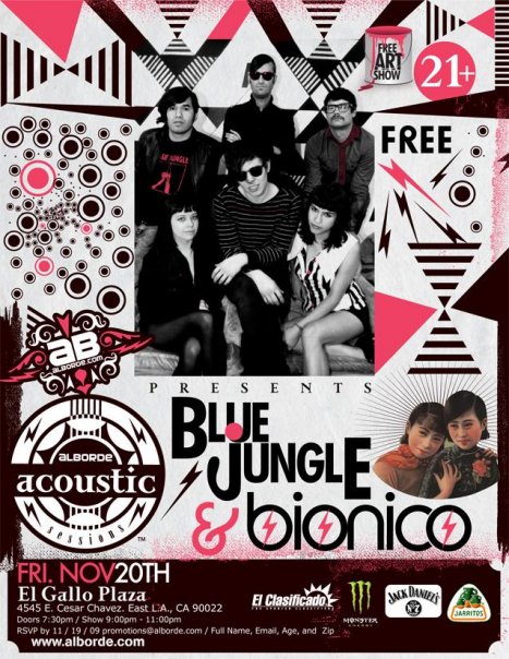 al borde blue jungle bionico rock en espanol free concert art show