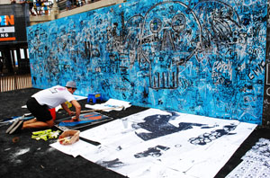 Art Displays @ the US Open of Surf 2010 
