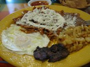 el huarachito plato campesino