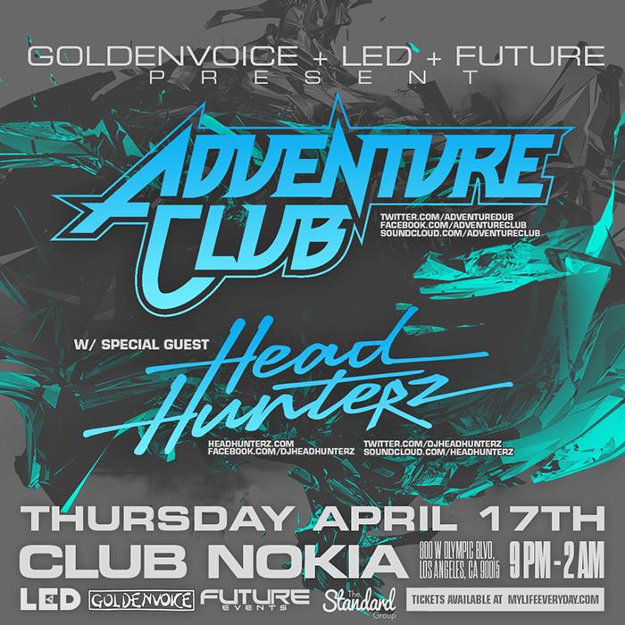 Adventure Club at Club Nokia Flyer
