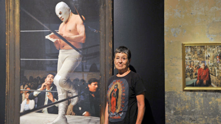 Lourdes Grobet foto de El Santo