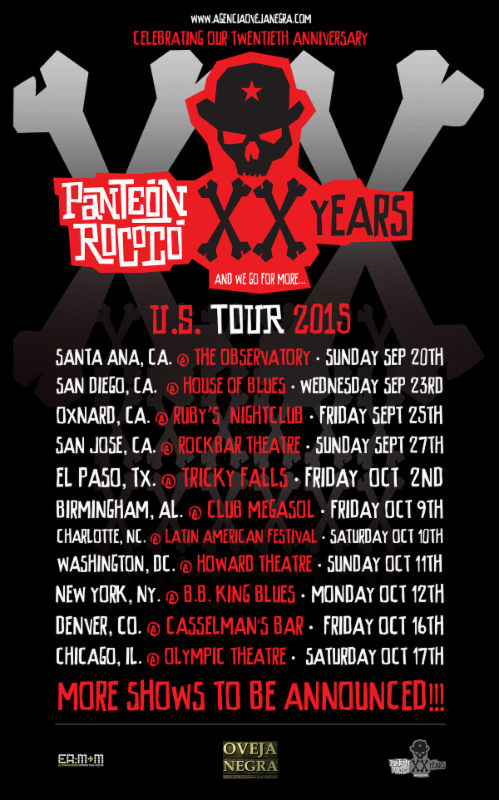 Panteon Rococo Tour 2015