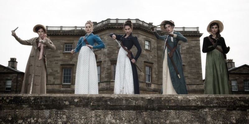 Bennet Sisters in Pride + Prejudice + Zombies