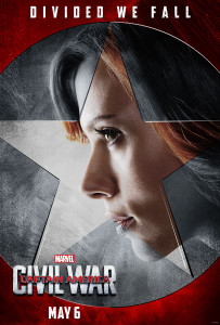 Captain America Civil War Black Widow Poster