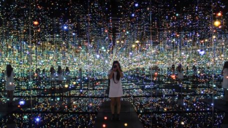 infinity mirrored room at The Broad