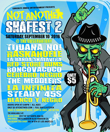 Not Another Ska Fest 2 at the Observatory OC
