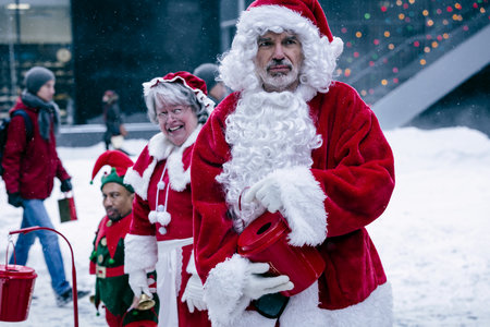 Tony Cox, Kathy Bates, and Billy Bob Thornton in Bad Santa 2