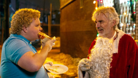 Brett Kelly as Thurman Merman, Billy Bob Thornton as Willie Soke in Bad Santa