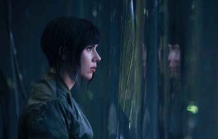 Scarlett Johansson plays the Major in Ghost in the Shell