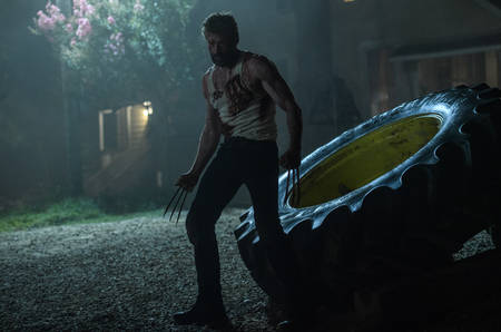 Hugh Jackman as Logan/Wolverine in LOGAN