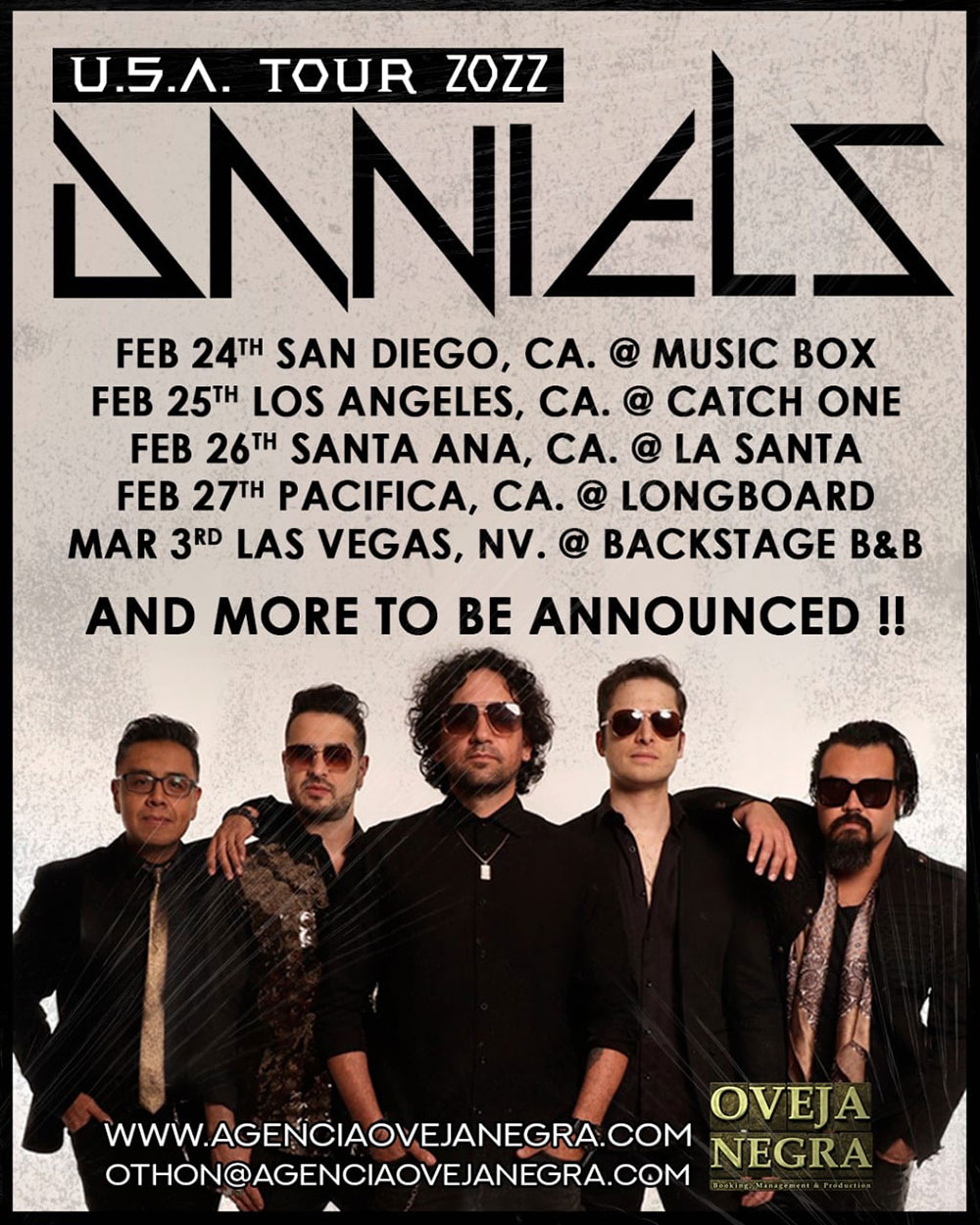 los daniels usa tour 2022