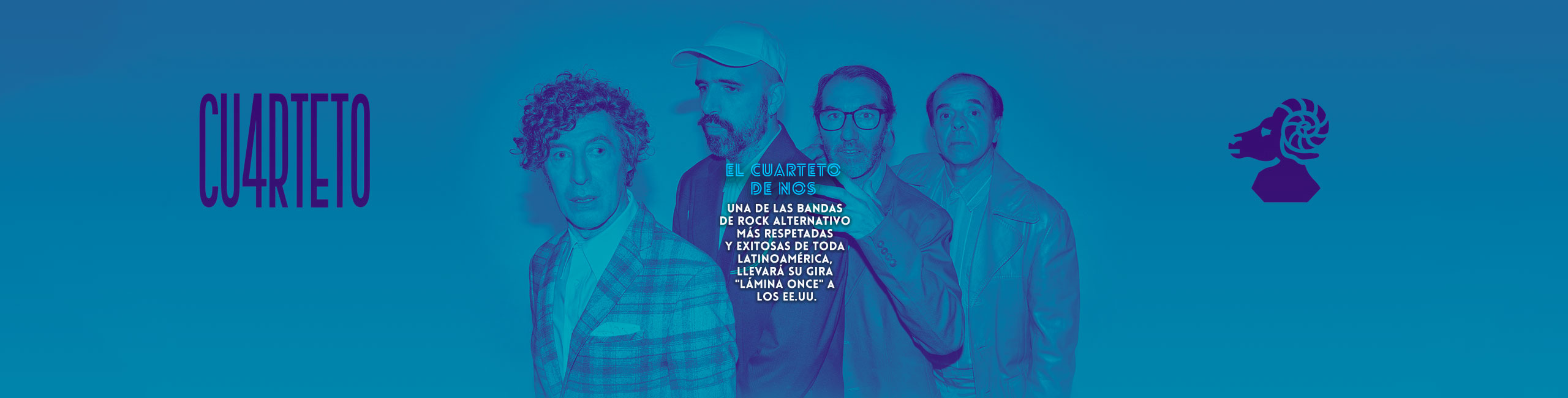 El Cuarteto de Nos una de las bandas de rock alternativo más respetadas y exitosas de toda latinoámerica, llevará su gira “Lámina Once” a los EE.UU. este otoño.