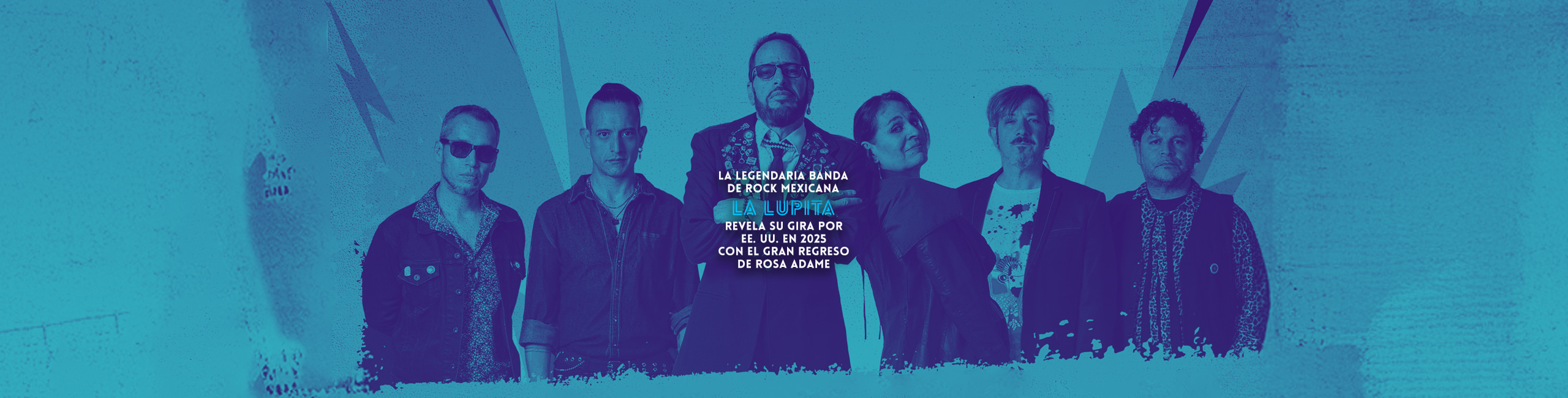 La legendaria banda de rock mexicana La Lupita revela su gira por EE.UU. en 2025 con el gran regreso de Rosa Adame.